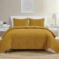 thumbnail image 1 of VCNY Home Kaleidoscope 3-Piece Gold Geometric Quilt Set, Full/Queen, Adult, Unisex, 1 of 6