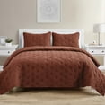 thumbnail image 1 of VCNY Home Kaleidoscope 3-Piece Orange Geometric Quilt Set, King, Adult, Unisex, 1 of 6