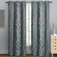 thumbnail image 1 of VCNY Home Kingdom Grey Branch Grommet Blackout Curtain, 40" x 84", 1 of 5