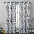 thumbnail image 1 of VCNY Home Kingdom Ivory Branch Grommet Blackout Curtain, 40" x 95", 1 of 5