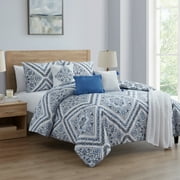 VCNY Home Modern Medallion 7 Piece Comforter Sets, King