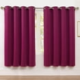 thumbnail image 1 of VCNY Home Neil Pink Solid Grommet Blackout Curtain Panel, 52" x 63", 1 of 5