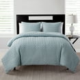 thumbnail image 1 of VCNY Home Nina II 3-Piece Blue Geometric Comforter Set, King, Adult, Unisex, 1 of 6