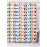 VCNY Home Pride Rainbow Chevron Fabric Shower Curtain