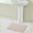thumbnail image 1 of VCNY Home Scallop Blush Cotton Bath Rug, 17" x 24", 1 of 5