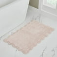 thumbnail image 1 of VCNY Home Scallop Blush Cotton Bath Rug, 20" x 32", 1 of 4