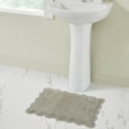thumbnail image 1 of VCNY Home Scallop Taupe Cotton Bath Rug, 17" x 24", 1 of 4