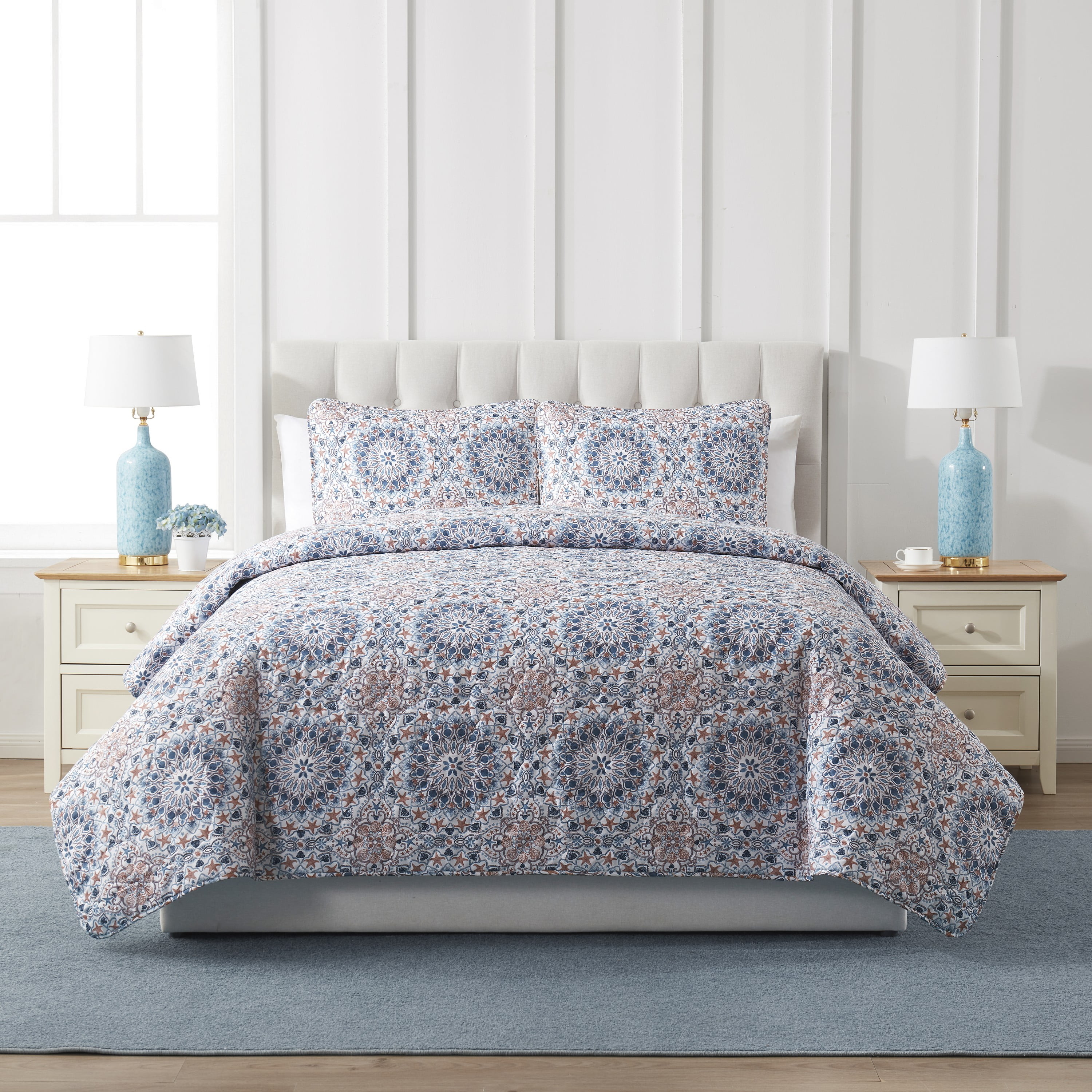 VCNY Home Sea Medallion 3-Piece Quilt...