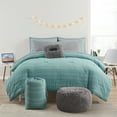 thumbnail image 1 of VCNY Home Ultimate Bedding Bundle 12-Piece Teal Seersucker Textured Bed in a Bag, Queen, 1 of 16