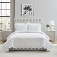thumbnail image 1 of VCNY Home White Scallop 3-Piece Adult Microfiber Quilt Set, King, 1 of 6