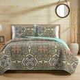 thumbnail image 1 of VCNY Home Yara 3-Piece Multicolor Medallion Quilt Set, King, Adult, Unisex, 1 of 5