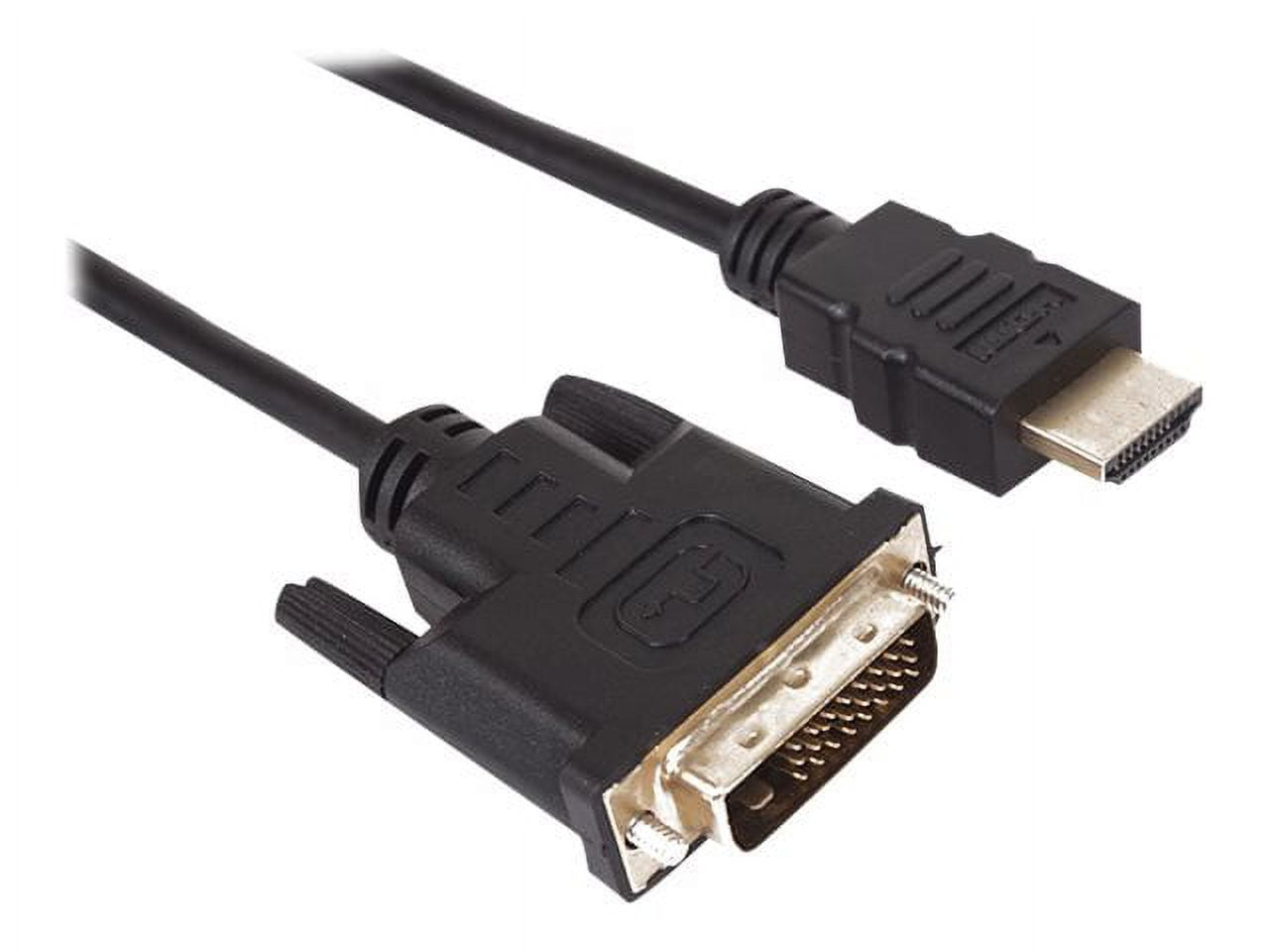 CG481G10FEETBLACK 10ft DVI Male to HDMI Male Cable (Black