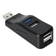 VCOM USB 3.0 Hub, Portable 4-Ports USB Splitter, High Speed USB Expansion Data Hub Compatible with MacBook Pro/Air, iMac, Desktop Computer, Laptop, USB Flash Drive, Hard Drives, Keyboard, Mouse