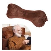 VCOMSOFT Recliner Neck Support Pillow - Orthopedic Headrest for Pain Relief, Adjustable Cushion Brown