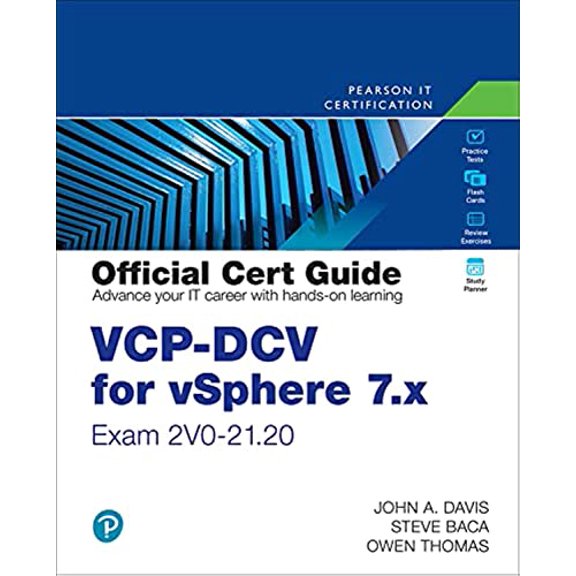 Pre-Owned Vcp-DCV for Vsphere 7.X (Exam 2v0-21.20) Official Cert Guide (Hardcover) 0135898196 9780135898192