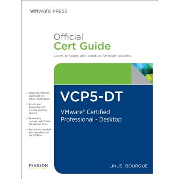 Pre-Owned Vcp5-Dt Official Cert Guide (with DVD): Vmware Certified Professional 5 - Desktop (Hardcover) 0789750279 9780789750273