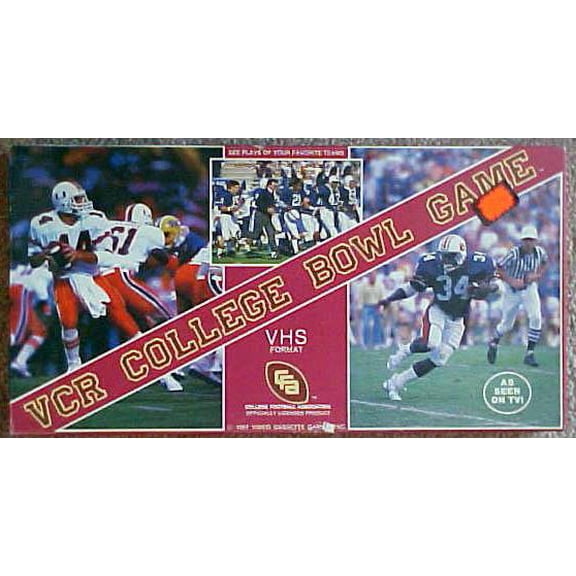 VCR College Bowl Game Great Condition