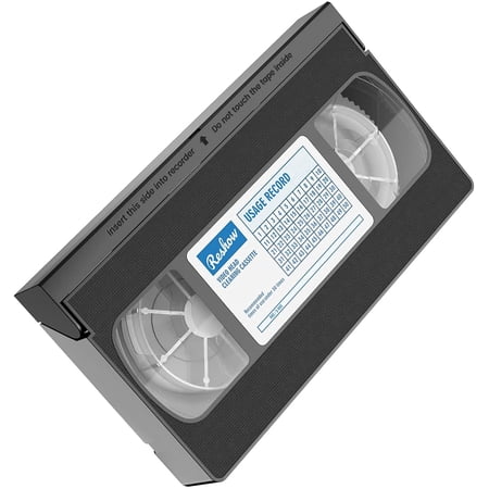 VCR Head Cleaner/VHS Head Cleaner - VHS Video Head Cleaner for VHS/VCR Players Dry Technology No Fluid Required