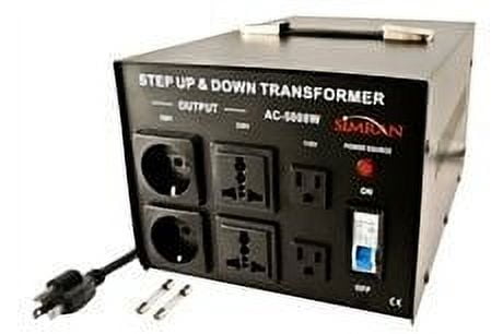 VCT AC5000 - Heavy Duty 5000 Watts Step Up / Step Down Voltage Transformer for Converting 110V - 220V OR 220/240V to 110V