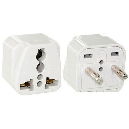 VCT VP-104 Universal Plug Adapter American to European / Asian Round Pin Plug.