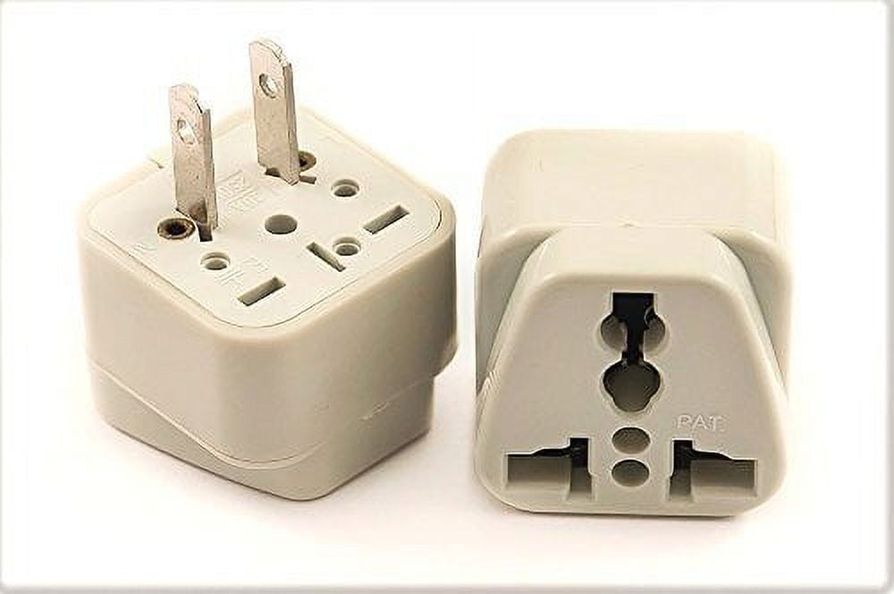 VCT VP105 Universal Plug Adapter for USA Converts Plugs From Most