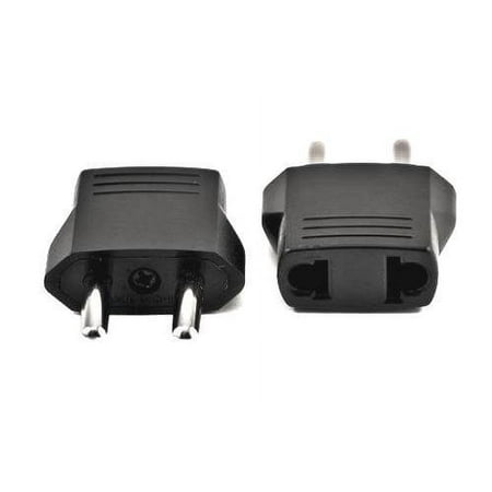 VCT VP-3 USA to India Plug Adapter for Travel to Asia, Round Pins
