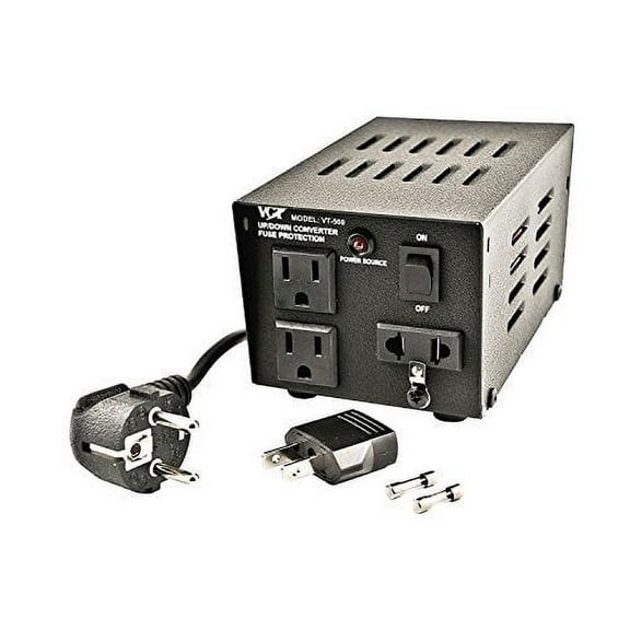 VCT VT-500 Step Up/Down Voltage Transformer AC 110/220V Power Converter - 500 Watts