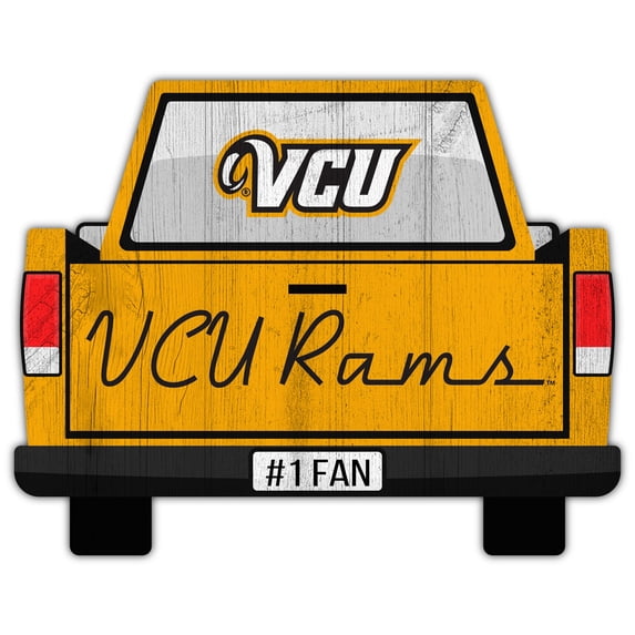 VCU Rams 12'' x 12'' Truck Back D-cor