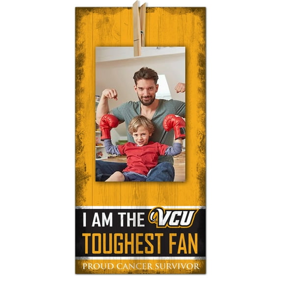 VCU Rams 6'' x 12'' Cancer Survivor Toughest Fan Clip Frame