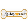 thumbnail image 1 of VCU Rams 6" x 12" Team Dog Bone Sign, 1 of 1