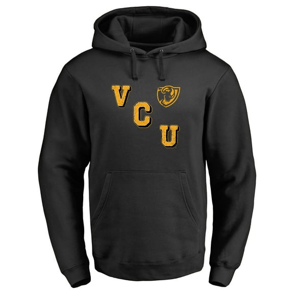 VCU Rams Acronym Pullover Hoodie - Black