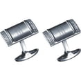 thumbnail image 1 of VCUFF718 Impresio Stainless Steel Cufflinks, 1 of 2