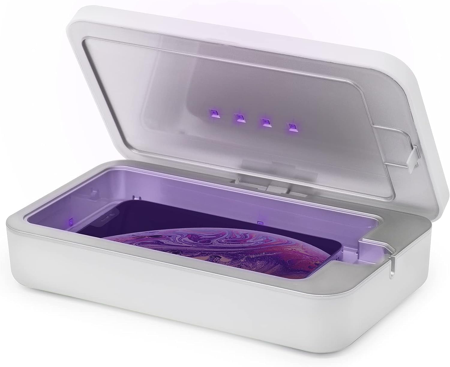VCUTECH UV Sterilizing Box with Wireless Charger UV Light Sanitizer Box Fast Wireless Charging for Phone