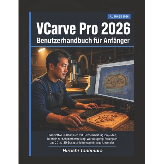 VCarve Pro 2026 Benutzerhandbuch fr Anfnger: CNC Software Handbuch mit HolzbearbeitungsprojektenTutorials zur Schilder, (Paperback)