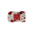 thumbnail image 1 of Crafted By Catherine Valentine's Day Plush Throw, Heart Ladybugs, Standard Size, All Ages, 1 of 4