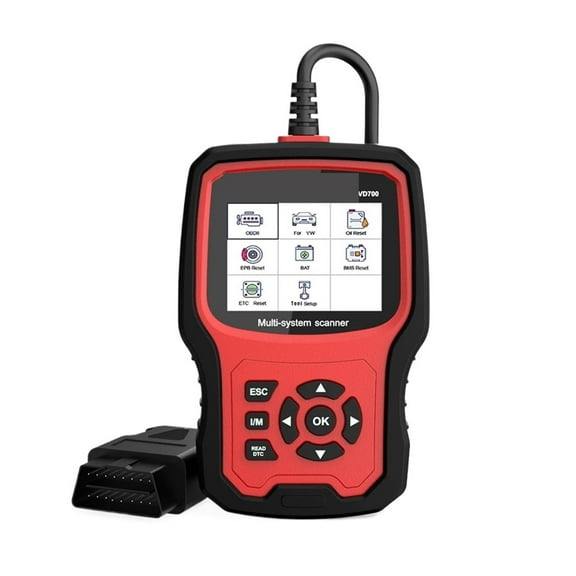 VD700 OBD2 Scanner Car Code Reader Full System Diagnostic Scan Tools Oil Reset ,Comprehensive Vehicle Diagnostics