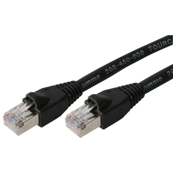 VDC - Van Damme TourCat Cat5e Flexible Screened Male to Male RJ45 to RJ45 1m
