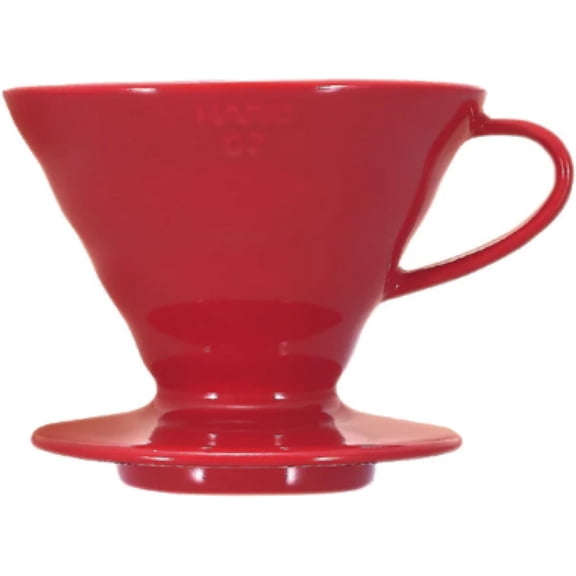 VDCR-02R V60 02 Ceramic Red Coffee Drip for 1-4 Cups