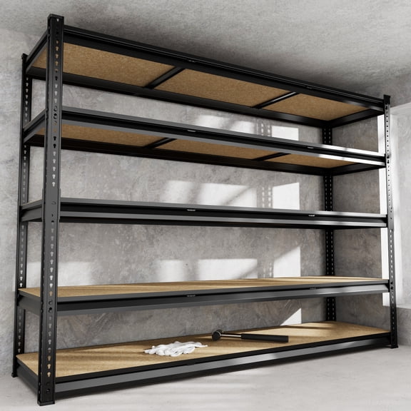 VDEVY 48"W Heavy Duty Shelving 3030LBS Metal Shelving Adjustable Garage Storage Industrial Shelf,48"W x 24"D x 72"H