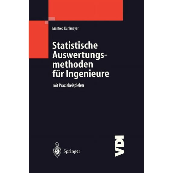 VDI-Buch Statistische Auswertungsmethoden Für Ingenieure: Mit Praxisbeispielen, (Hardcover)