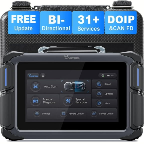 VDIAGTOOL Bidirectional Scan Tool VD70 Lite, OBD2 Scanner Diagnostic Tool with 31+ Resets, 2026 Scanner for Car, Full System Scan, Free Update