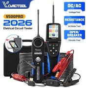 VDIAGTOOL V500 Pro Automotive Circuit Breaker Finder, Power Probe Tester, 9/30V Electrical Open Short Circuit Finder, Digital Multimeter/Oscilloscope/Relay Tester/Injector Test
