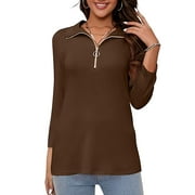 chocolate brown blouses