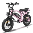 thumbnail image 1 of VDL Mountain Electric Bike , 16" Fat Tire Ebike, Wider Seat 800W Peak Motor, Removable Battery, Front Fork Suspension, 1 of 6