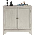 thumbnail image 1 of ANHDAH Vintage Solid Wood Buffet Cabinet - Natural Veneer, Water-Based Paint, 2 Doors & Shelves for Dining Room, Entryway Storage, 1 of 7