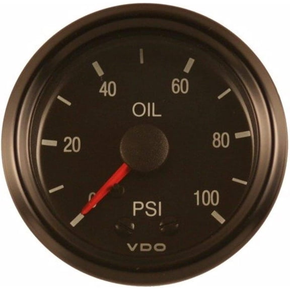 VDO 150-030 Oil Pressure Gauge, 100Psi