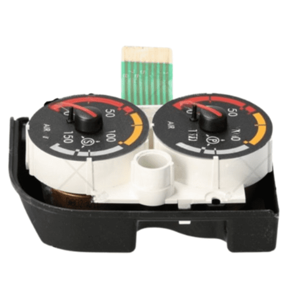 VDO A2C95549400 Air Gauge Module Red/Yellow for Freightliner Cascadia Kenworth - OEM Dual Air Pressure Gauge