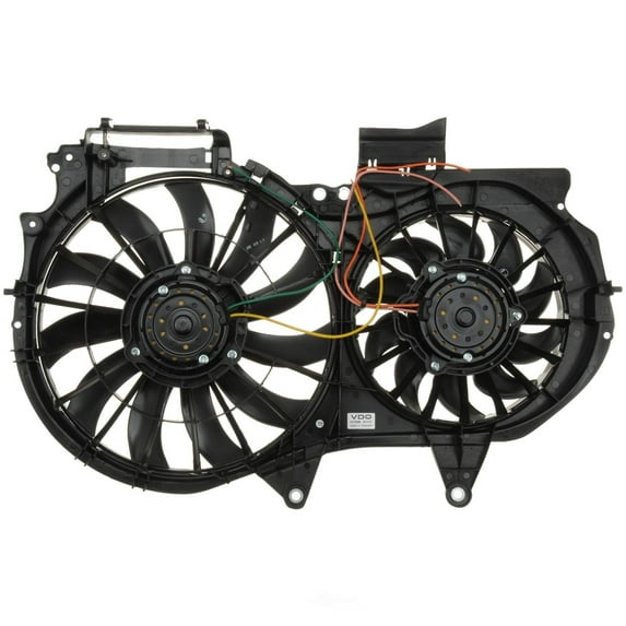 VDO FA70656 Dual Radiator & Condenser Fan Assembly Fits select: 2002-2008 AUDI A4