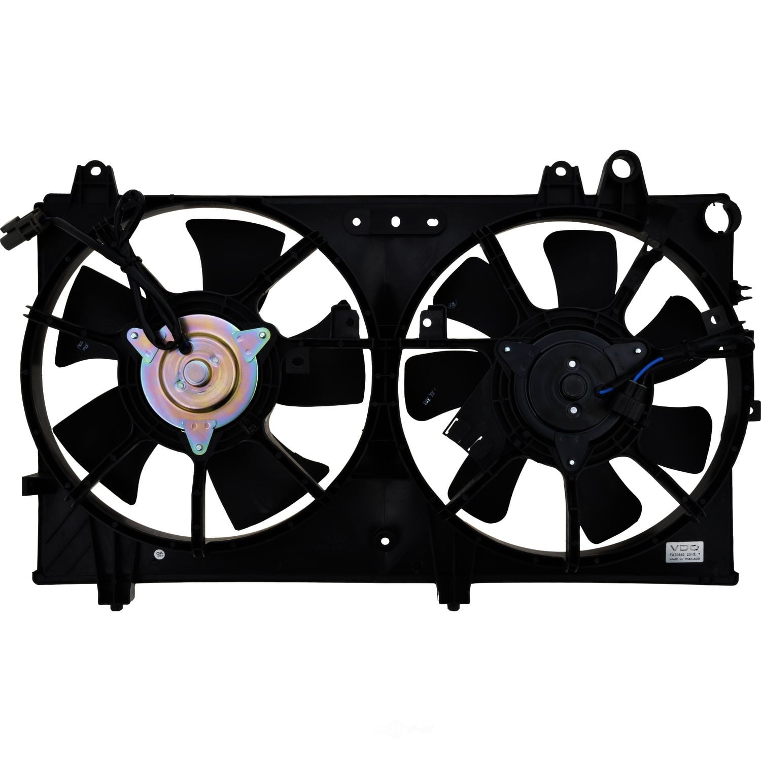 VDO FA70846 Dual Radiator & Condenser Fan Assembly Fits select 2004