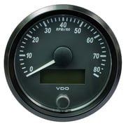 Vdo A2C3833020030 Singleviu 80mm [3-1/8"] Tachometer - 8000 Rpm
